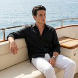 Men's Linen Shirt and Trouser Set | Relaxed Resortwear