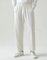 Men's Relaxed Linen Trousers - Zanzibar Beige