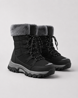 Women's Fur-Lined Lace-Up Snow Boots